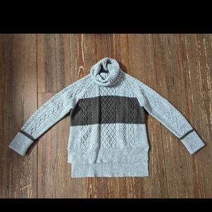 Madewell Cityblock chunky turtleneck sweater women's size M